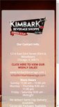 Mobile Screenshot of kimbarkbeverage.com