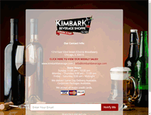 Tablet Screenshot of kimbarkbeverage.com